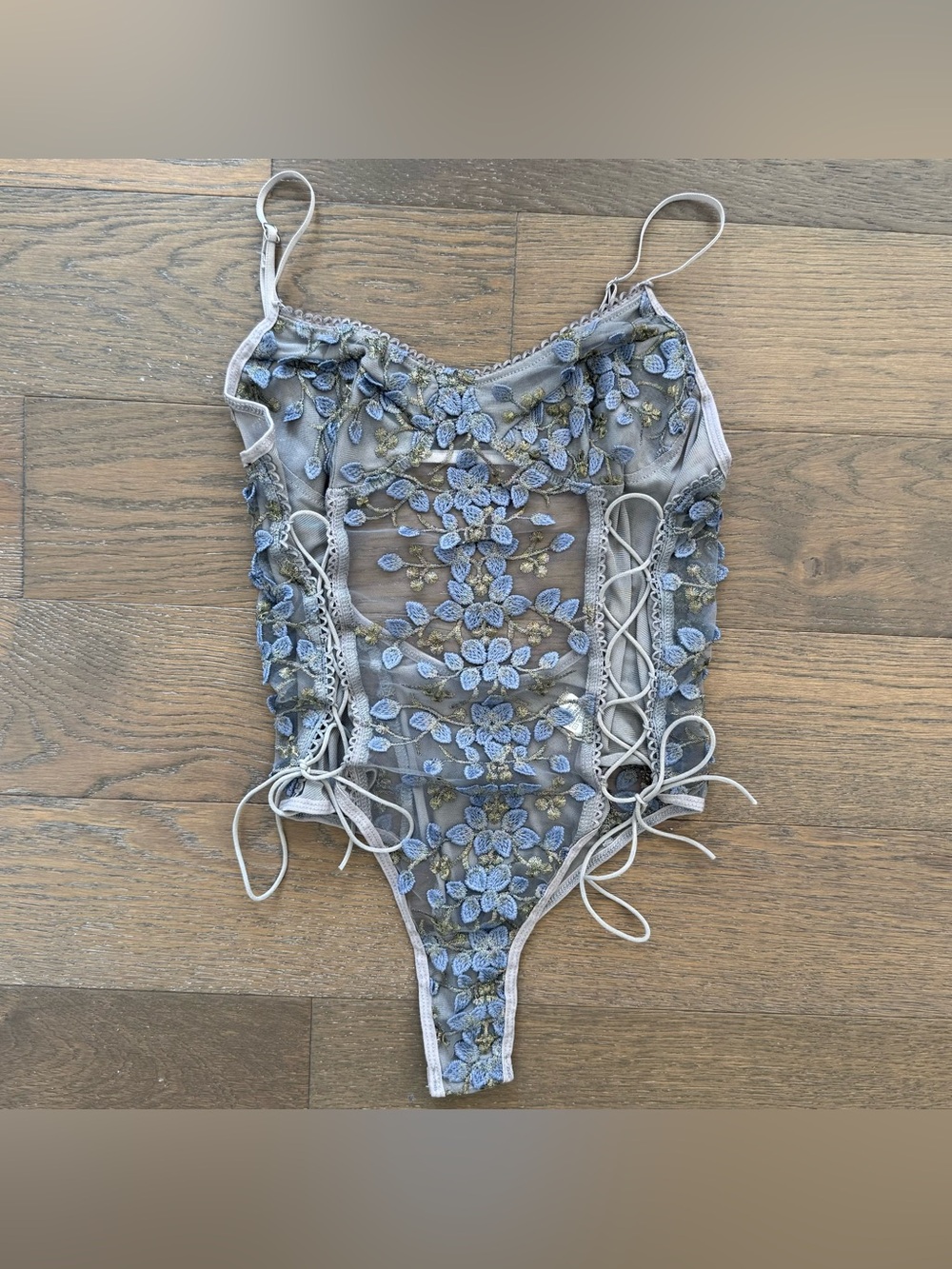 Lilac flower bodysuit
